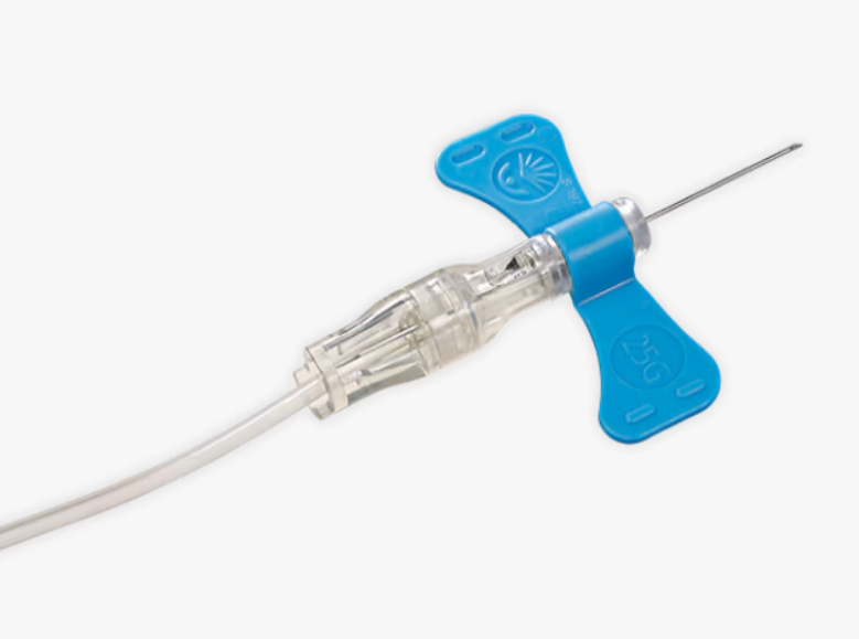 Blood Collection Set, UltraTouch Push Button with Pre-Attached Holder, 21G, 12" Tubing, 100/cs 