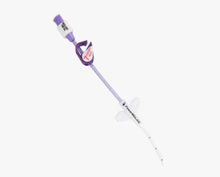 PowerMidline Catheter, 5 F, DL, Full Tray, 5/cs 
