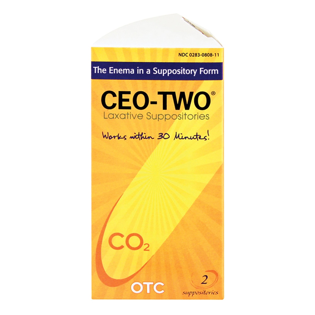 Laxative Suppository (Sodium Bicarbonate/ Potassium Bitartrate), 2/bx 