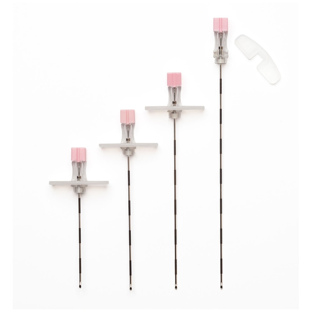 Detachable Wing Needle, 18G x 3½", Pink, 25/bx 