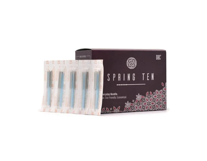 Acupuncture Needle, DBC Spring Ten Singles, 0.30mm x 50mm, 1000/bx 