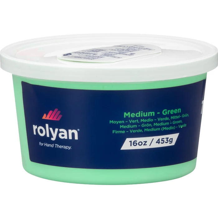 Therapy Putty, Medium, Green, 16 oz 