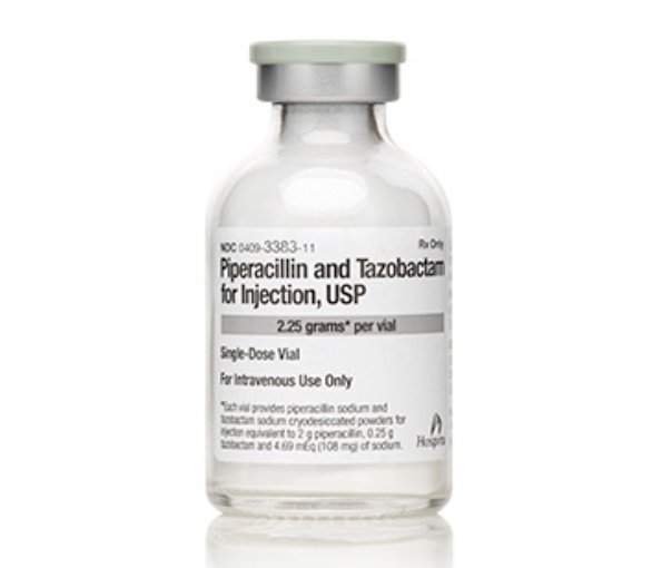 Piperacillin and Trazobactam for Injection, 2.25 g Vial, Single Dose, 10/bx (Rx) (We must have your Wholesale Drug License on File before shipping this product) 