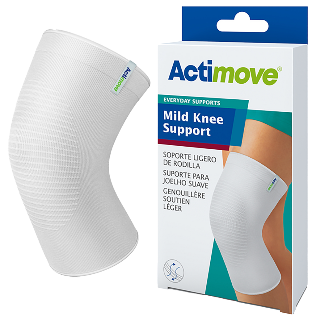 Actimove Knee Support, Mild, White, Medium 