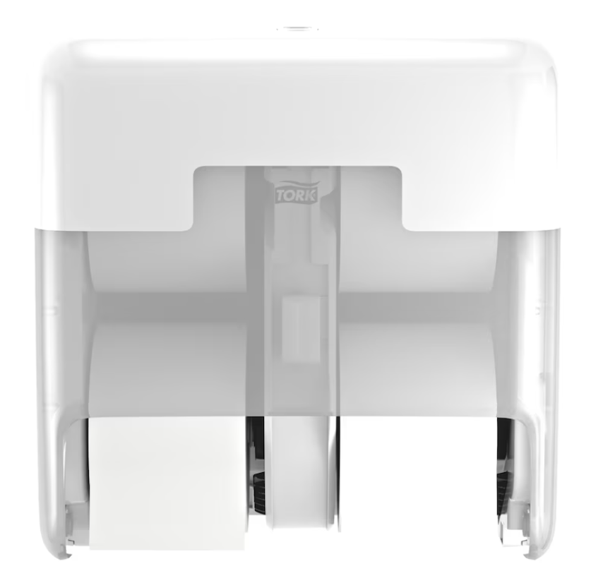 Tork OptiServe 4-Roll Coreless Toilet Paper Dispenser, White T7/T5
