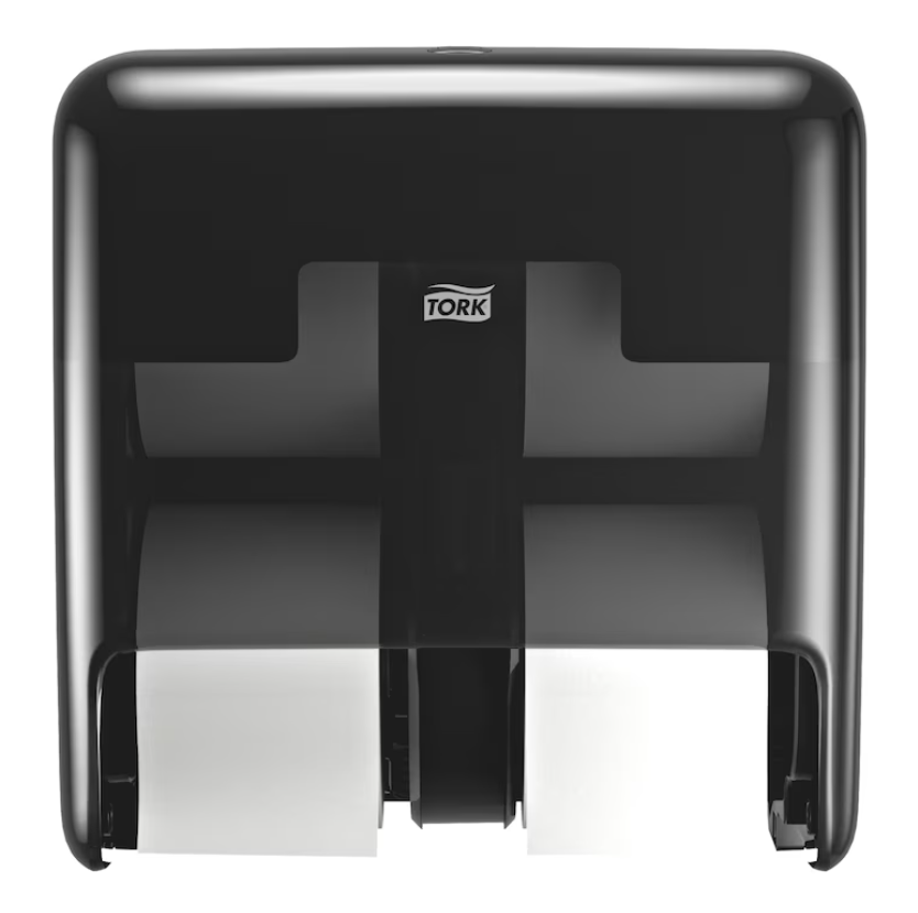 Tork OptiServe 4-Roll Coreless Toilet Paper Dispenser, Black T7/T5