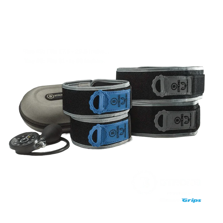 BFR Individual Package, 4 BFR Bands (Sizes 3 & 5), Hand Pump, Carrying Bag, B Strong's Guidance App License