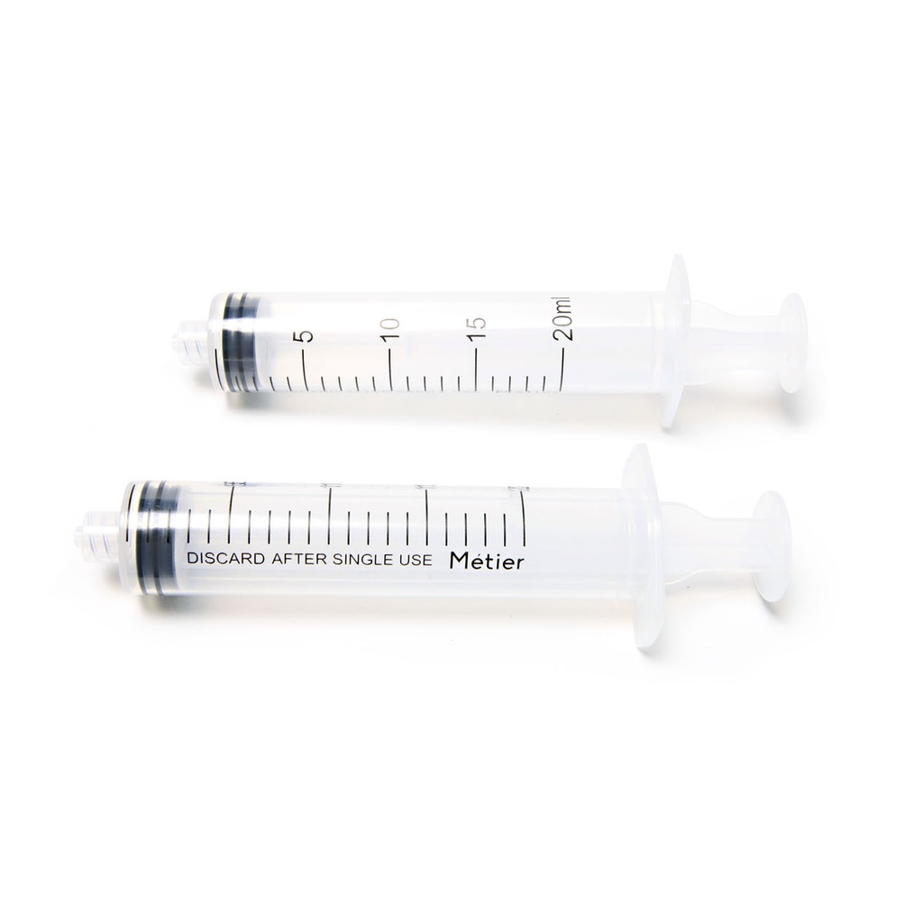 Hypodermic Standard Syringe, Disposable, 20mL, 50/bx, 12 bx/cs