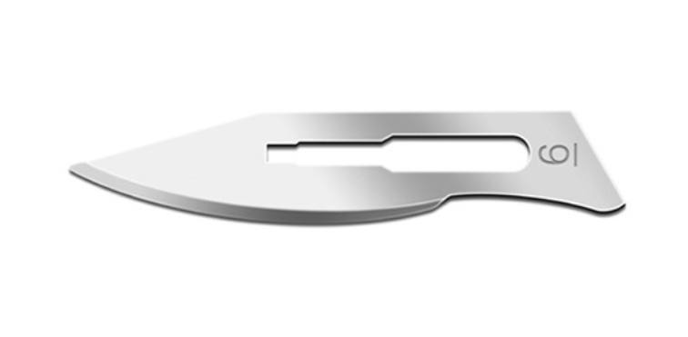 Blade, Swann Morton, Carbon Steel, Size 6, Sterile, 100/bx 
