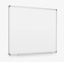 Luxor Dry Erase Magnetic Wall Mount Porcelain White Board, 48x36, Aluminum Frame