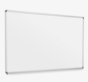 Luxor Dry Erase Magnetic Wall Mount Porcelain White Board, 72x40, Aluminum Frame