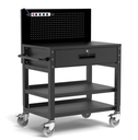 Luxor Heavy Duty Mobile Workstation w/Adjustable Height