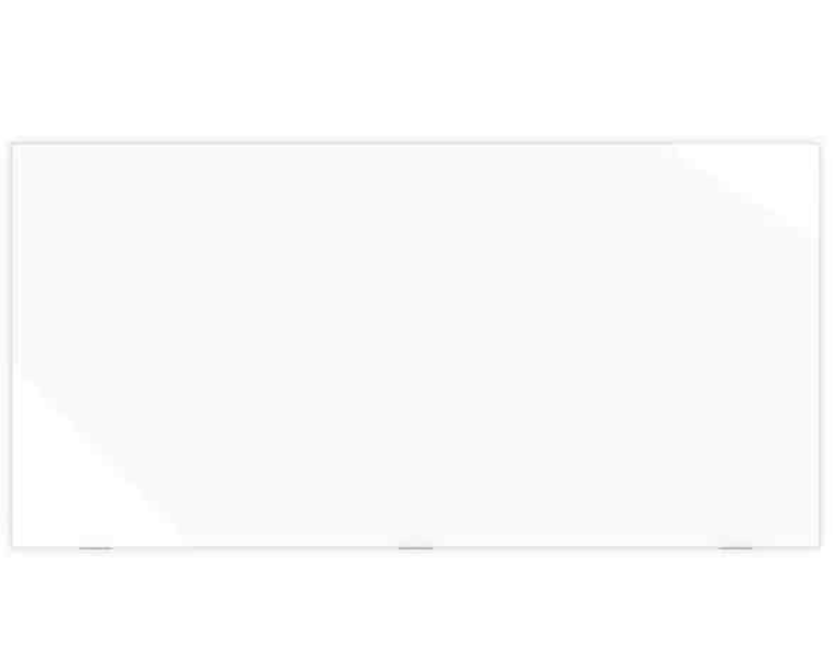 Luxor Dry Erase Magnetic Wall Mount Glass Board, 96x48, Frameless