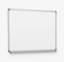 Luxor Dry Erase Magnetic Wall Mount Porcelain White Board, 36x24, Aluminum Frame