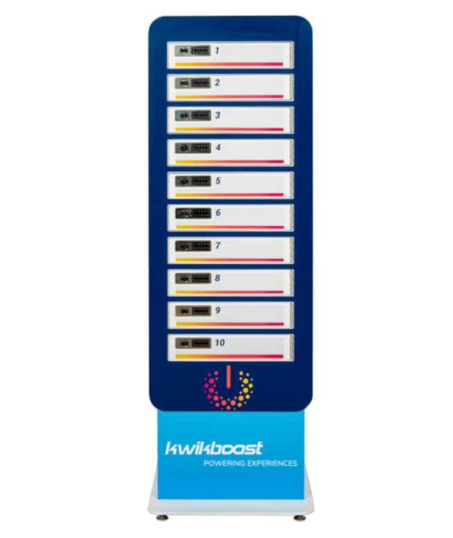 Luxor KwikBoost 10-Bay Multi Device Charging Locker w/Custom Graphics