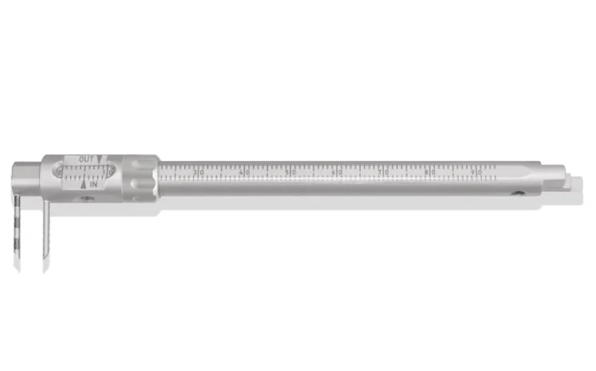 Sliding Implant Caliper #300, 94mm Scale, 1.5mm Tips, 12.5cm