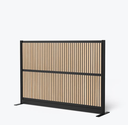 Luxor Grove Modular Wall Room Divider System 48" x 70", Black Frame