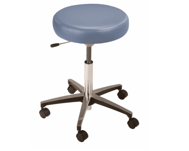 MTI 322 Hand Operated Stool, Chrome Base, w/o Backrest, Premium
