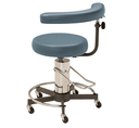 MTI 330 Stool, Hydraulic Pump, w/Body Support, Premium