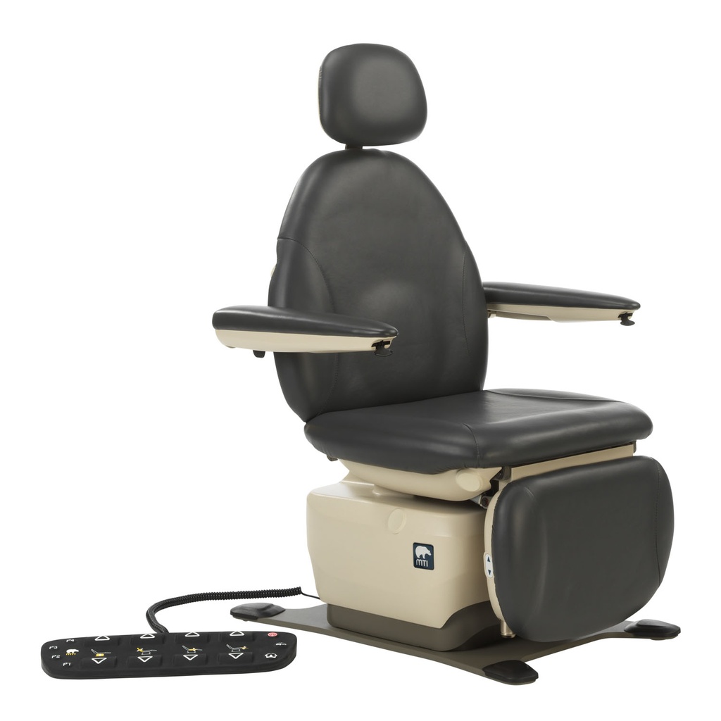 MTI 550 Procedure Chair, Mobile Base, 100-240V Rear Steer