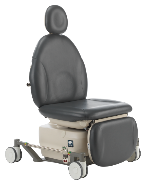 MTI 830 Procedure Chair, Mobile Base, 100-240V Rear Steer