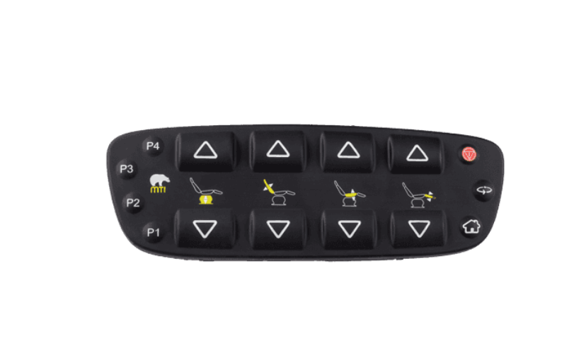 MTI Foot Control, 4 Function (L, B, T, F) G2