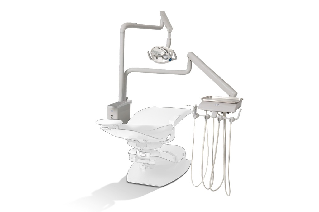 DCI Reliance Over the Patient Automatic Dental Unit w/PMU, Gray