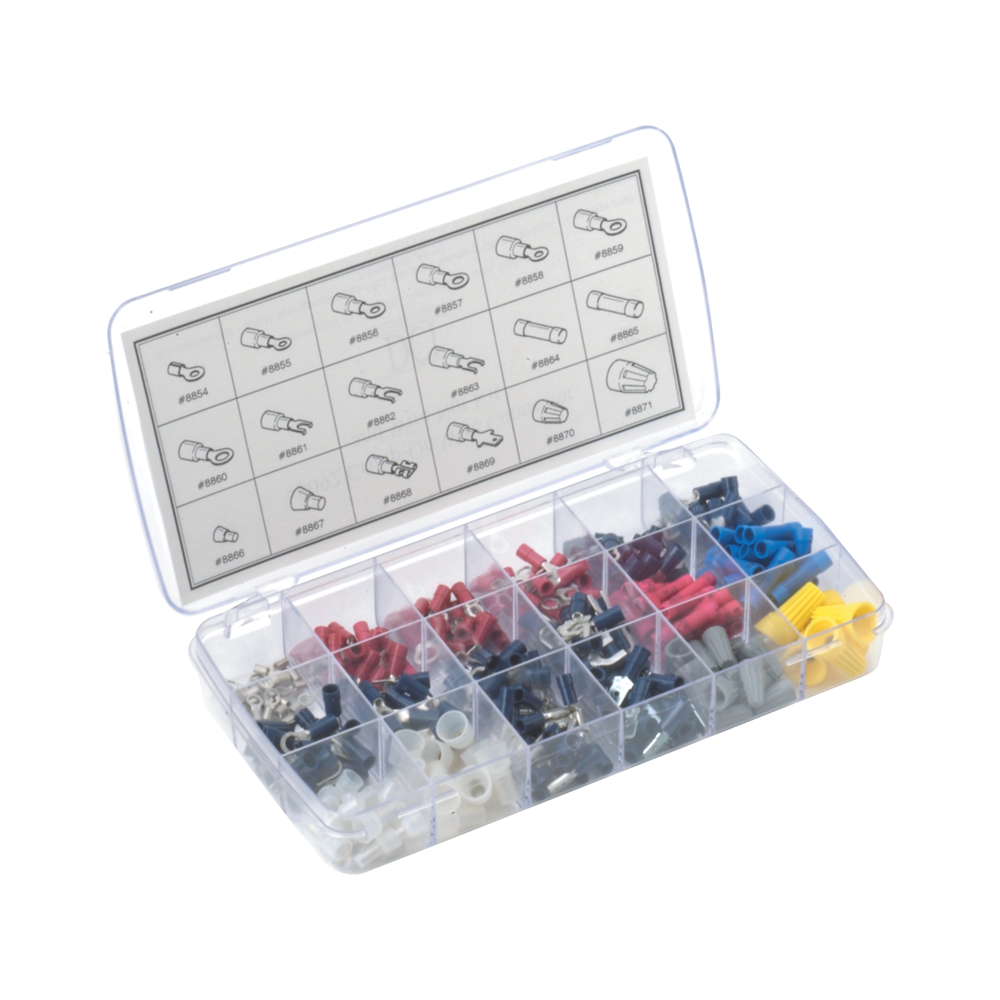 Wire Connector & Wire Nut Kit, Crimp-on