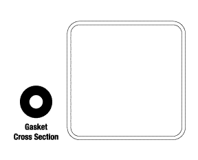 Door Gasket (21" X 21")