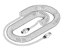 Coiled Cord (Foot Control)