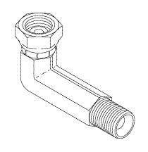 Elbow Fitting (1/8" Mpt X 1/8" Npsf)