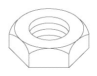 Hex Nut (#10-32)