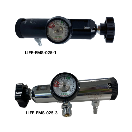 EMS O2 Regulator - All Brass