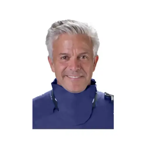 Flow Thyroid Collar, Lead, Royal Blue