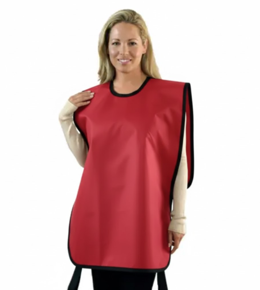 Flow Adult Panoramic Apron, Lead, Red