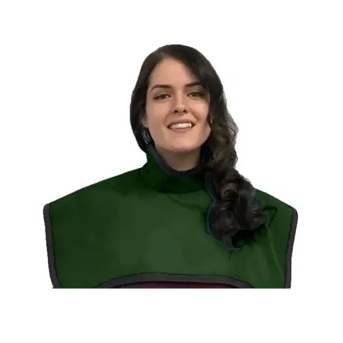 Flow CBCT Pano Cape w/Collar, Lead, Hunter Green