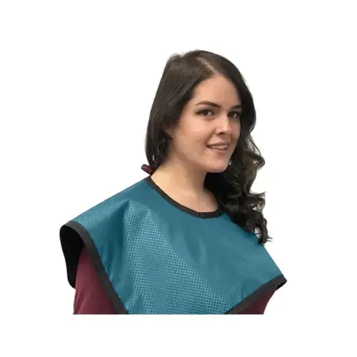 Flow CBCT Pano Cape w/o Collar, Lead, Teal