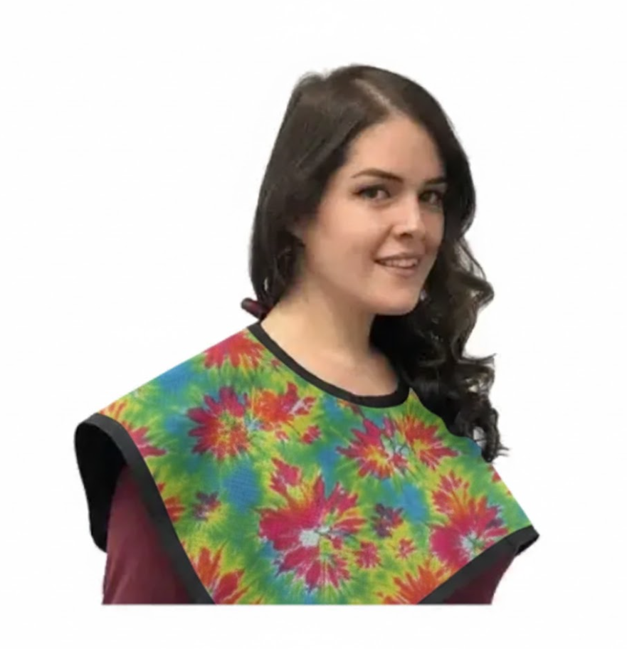 Flow CBCT Pano Cape w/o Collar, Lead, Tye Dye