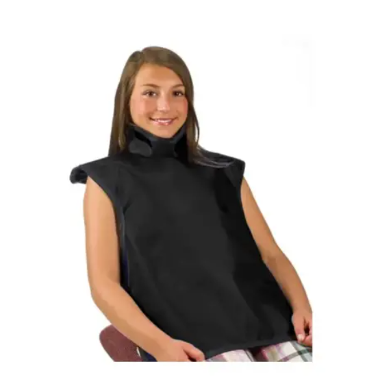 Flow Child Bib Apron w/Collar, Lead Free, Black