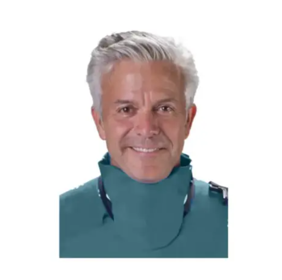 Flow Thyroid Collar, lead Free, Teal