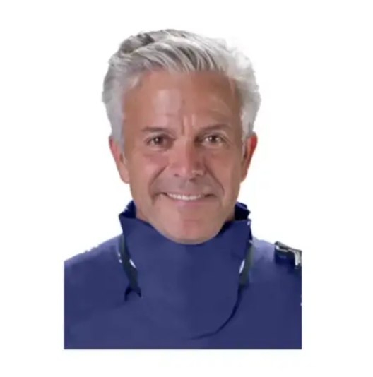 Flow Thyroid Collar, Lead Free, Royal Blue