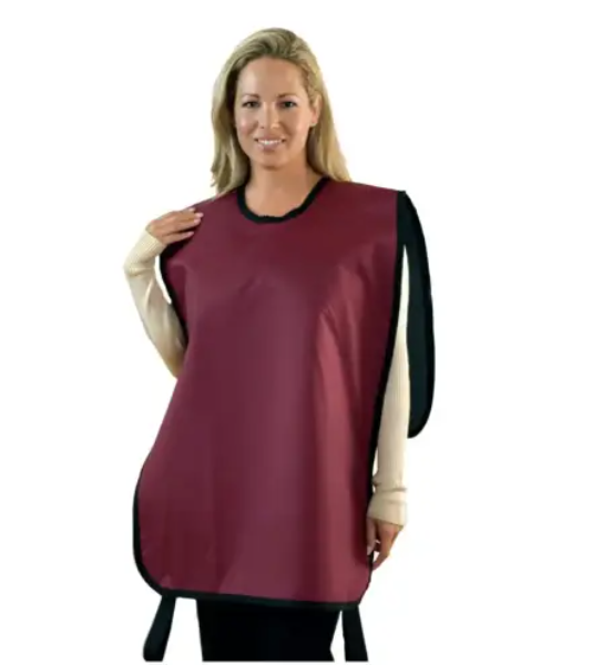 Flow Adult Panoramic Apron, Lead Free, Burgundy