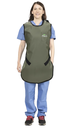 Flow Technician Apron, Med, Lead Free, Grey
