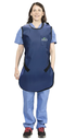 Flow Technician Apron, Med, Lead Free, Royal Blue