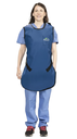 Flow Technician Apron, Lg, Lead Free, Medium Blue