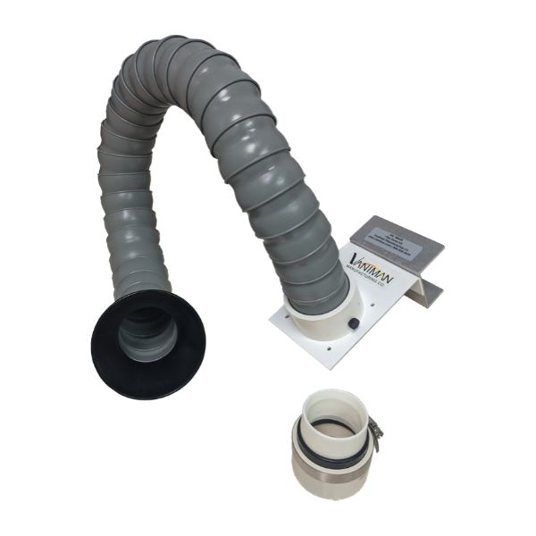 Flex Hose Kit - 3 ft (incl. bracket & 2 1/2" hose adpt.)