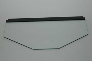 Window Assembly, complete (glass, brackets, no latch, & screws)