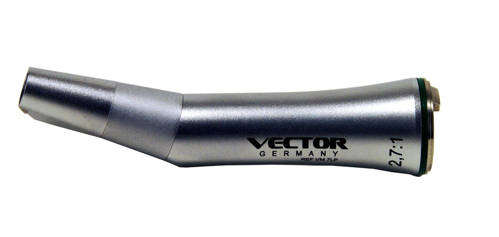 Vector 2.7:1 Reduction Contra Angle Handpices With Light. Water Spray