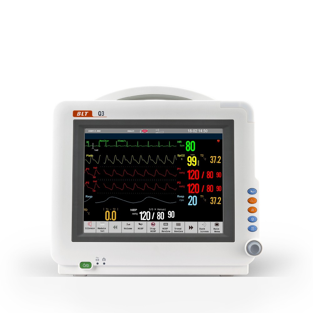 10" Full Function Patient Monitor, with printer, Respironics entCO2