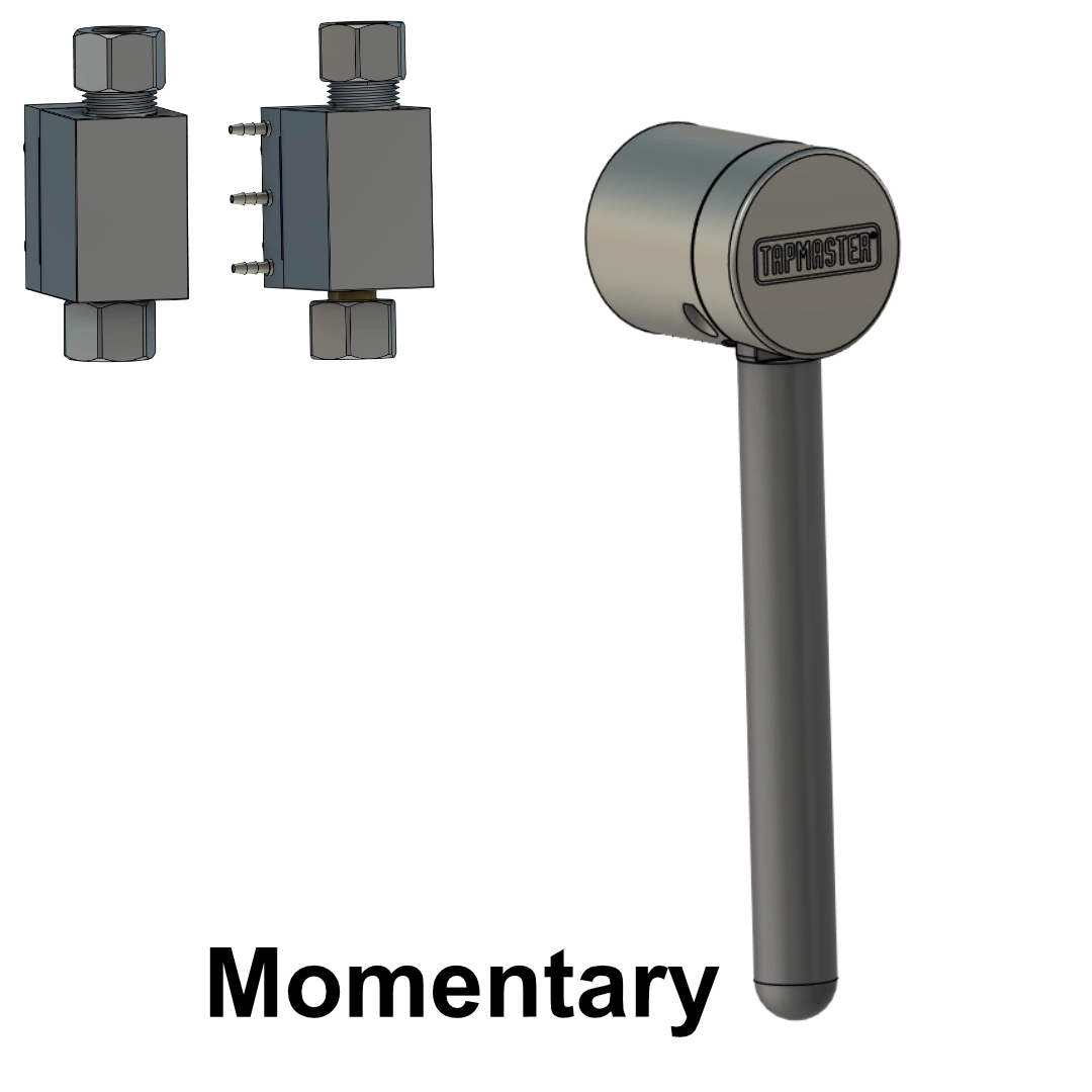 Tapmaster Euro with Momentary Activator - Nickel